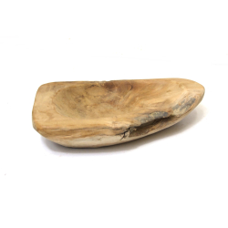 Misa z drewna tekowego surowa 24x14cm